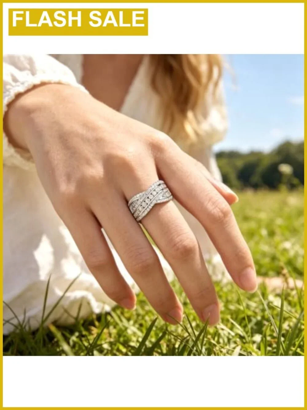 Moissanite Wedding Band Channel Set Round Cut Ring for Women Anniversary